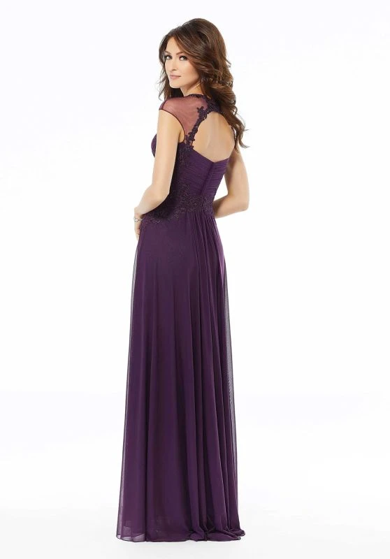 Mori Lee 72105 Queen Anne Neckline Dress 3 Mori Lee 72105 Queen Anne Neckline Dress - Image 3