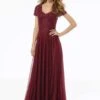 Mori Lee 72116 Short Sleeve Formal Gown