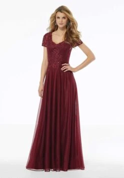 Mori Lee 72116 Short Sleeve Formal Gown