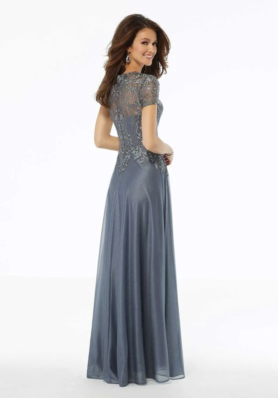 Mori Lee 72116 Short Sleeve Formal Gown 5 Mori Lee 72116 Short Sleeve Formal Gown - Image 5