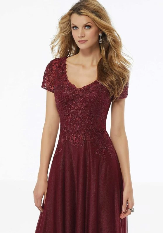 Mori Lee 72116 Short Sleeve Formal Gown 2 Mori Lee 72116 Short Sleeve Formal Gown - Image 2