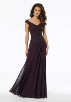 Mori Lee 72134 Portrait Neckline Dress 8 Mori Lee 72134 Portrait Neckline Dress -Fashion wedding dress mori lee 72134 portrait neckline dress 03.749