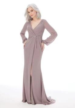 Mori Lee 72203 High Slit Evening Dress
