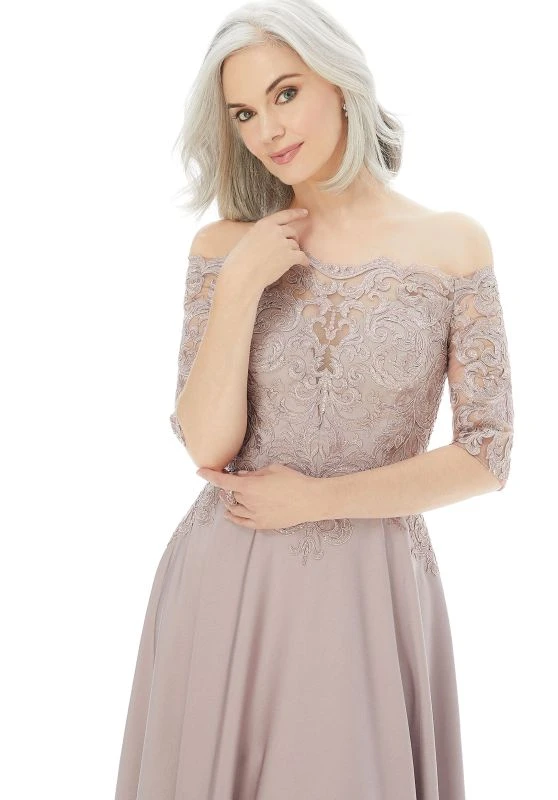 Mori Lee 72220 Elbow-Length Sleeve Formal Gown 4 Mori Lee 72220 Elbow-Length Sleeve Formal Gown - Image 4