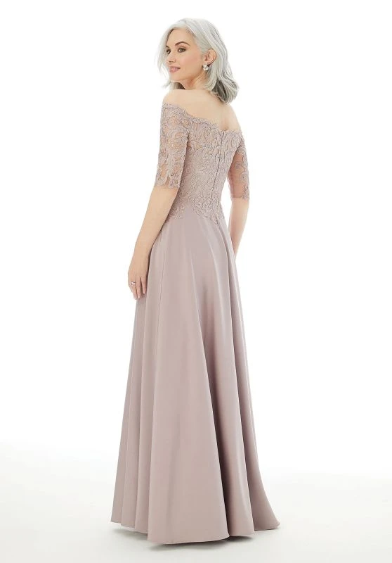 Mori Lee 72220 Elbow-Length Sleeve Formal Gown 5 Mori Lee 72220 Elbow-Length Sleeve Formal Gown - Image 5