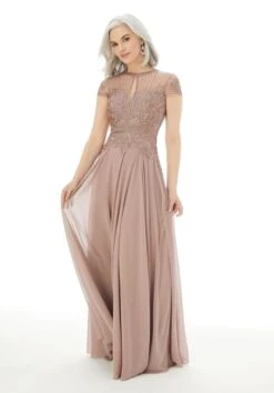 Mori Lee 72221 Keyhole Neckline Mother Of The Bride Dress -Fashion wedding dress mori lee 72221 keyhole neckline mother of the bride dress 03.804
