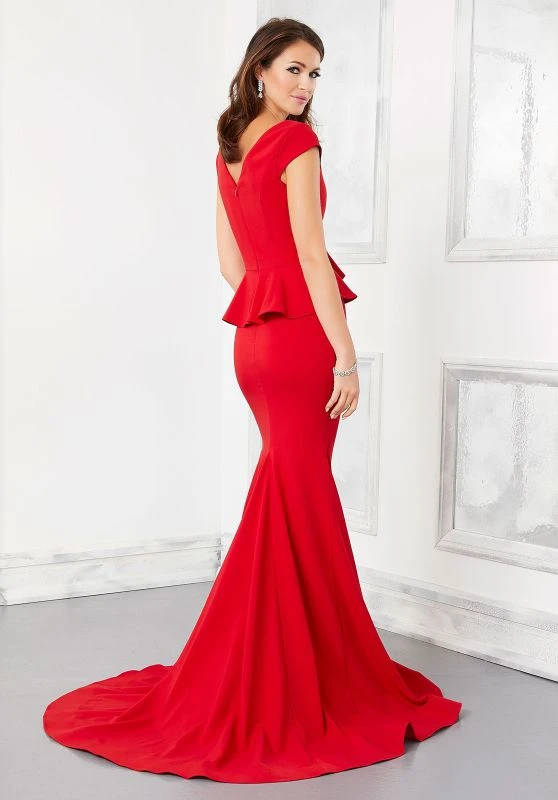 Mori Lee 72307 Peplum Top Dress 3 Mori Lee 72307 Peplum Top Dress - Image 3