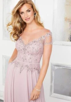 Mori Lee 72309 Lace Bodice Dress -Fashion wedding dress mori lee 72309 lace bodice dress 04.826