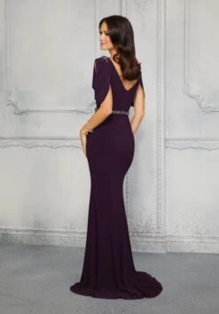 Mori Lee 72409 Cold Shoulder Plunging Neckline Dress -Fashion wedding dress mori lee 72409 cold shoulder plunging neckline dress 05.896