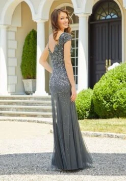 Mori Lee 72527 Bateau Neck Beaded Dress -Fashion wedding dress mori lee 72527 bateau neck beaded dress 03.978