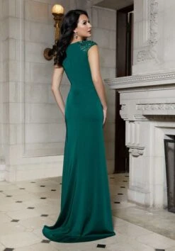 Mori Lee 72607 Bateau Neck Cap Sleeve Dress -Fashion wedding dress mori lee 72607 bateau neck cap sleeve dress 03.996