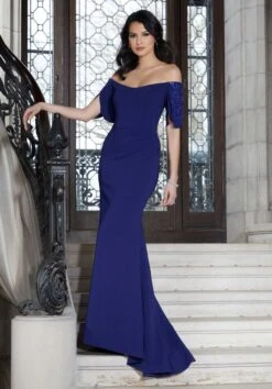 Mori Lee 72613 Tulip Sleeves Off The Shoulder Dress