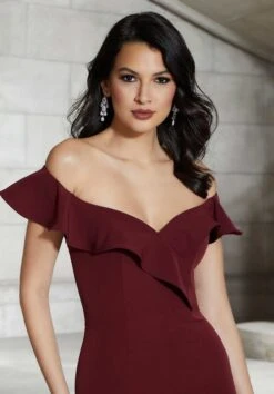 Mori Lee 72632 Ruffle Neck Trumpet Silhouette Dress 9 Mori Lee 72632 Ruffle Neck Trumpet Silhouette Dress -Fashion wedding dress mori lee 72632 ruffle neck trumpet silhouette dress 04.996