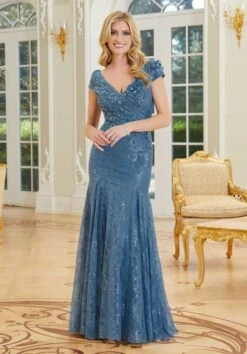 Mori Lee 72705 Portrait Neckline Shimmer Lace Dress 9 Mori Lee 72705 Portrait Neckline Shimmer Lace Dress -Fashion wedding dress mori lee 72705 portrait neckline shimmer lace dress 03.1062