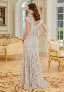 Mori Lee 72705 Portrait Neckline Shimmer Lace Dress 13 Mori Lee 72705 Portrait Neckline Shimmer Lace Dress -Fashion wedding dress mori lee 72705 portrait neckline shimmer lace dress 07.1062