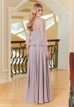 Mori Lee 72706 Bell Sleeve Peplum Dress 8 Mori Lee 72706 Bell Sleeve Peplum Dress -Fashion wedding dress mori lee 72706 bell sleeve peplum dress 03.1062