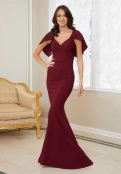 Mori Lee 72728 Mermaid Silhouette Flutter Sleeve Dress 9 Mori Lee 72728 Mermaid Silhouette Flutter Sleeve Dress -Fashion wedding dress mori lee 72728 mermaid silhouette flutter sleeve dress 04.1062
