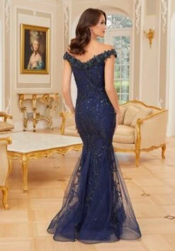 Mori Lee 72733 Floral Neckline Beaded Embroidery Dress -Fashion wedding dress mori lee 72733 floral neckline beaded embroidery dress 03.1062