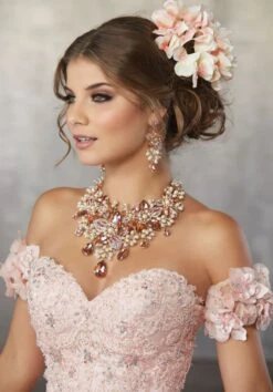 Fashion wedding dress -Fashion wedding dress mori lee 89174 strapless sweet 16 dress with arm cuffs 02.341