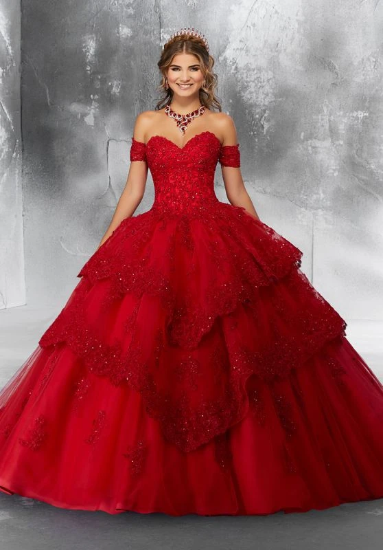 Mori Lee 89190 Tiered Skirt Quinceanera Gown 1 Mori Lee 89190 Tiered Skirt Quinceanera Gown