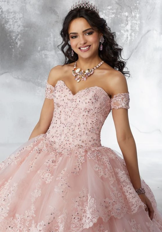 Mori Lee 89190 Tiered Skirt Quinceanera Gown 2 Mori Lee 89190 Tiered Skirt Quinceanera Gown - Image 2