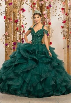 Mori Lee 89226 Ruffled Skirt Quince Dress