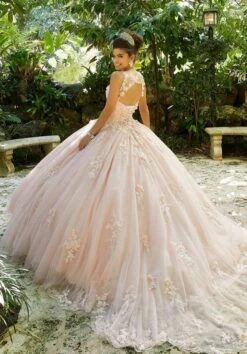 Mori Lee 89244 Illusion Neck Quinceanera Dress 8 Mori Lee 89244 Illusion Neck Quinceanera Dress -Fashion wedding dress mori lee 89244 illusion neck quinceanera dress 03.654