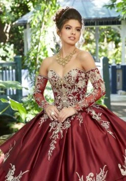 Mori Lee 89248 Long Sleeve Quinceanera Gown -Fashion wedding dress mori lee 89248 long sleeve quinceanera gown 05.654