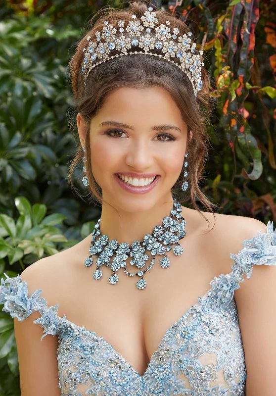 Mori Lee 89295 Floral Embroidered Sweet 16 Dress 2 Mori Lee 89295 Floral Embroidered Sweet 16 Dress - Image 2