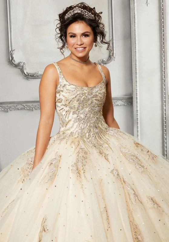 Mori Lee 89311 Scoop Neckline With Back Bow Quinceanera Dress 2 Mori Lee 89311 Scoop Neckline With Back Bow Quinceanera Dress - Image 2