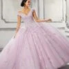 Mori Lee 89316 3D Floral Off The Shoulder Quinceanera Gown