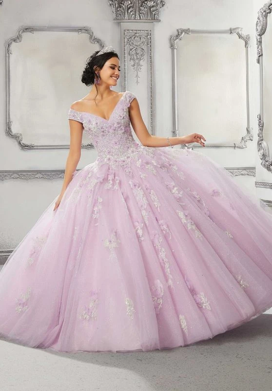 Mori Lee 89316 3D Floral Off The Shoulder Quinceanera Gown 1 Mori Lee 89316 3D Floral Off The Shoulder Quinceanera Gown