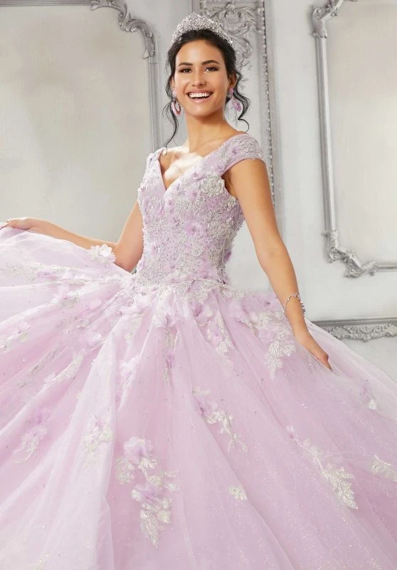 Mori Lee 89316 3D Floral Off The Shoulder Quinceanera Gown 2 Mori Lee 89316 3D Floral Off The Shoulder Quinceanera Gown - Image 2