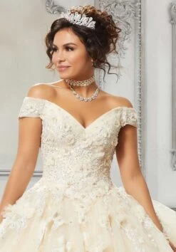 Mori Lee 89316 3D Floral Off The Shoulder Quinceanera Gown 15 Mori Lee 89316 3D Floral Off The Shoulder Quinceanera Gown -Fashion wedding dress mori lee 89316 3d floral off the shoulder quinceanera gown 07.887
