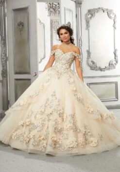 Mori Lee 89318 Pannier Skirt Floral Quinceanera Gown 9 Mori Lee 89318 Pannier Skirt Floral Quinceanera Gown -Fashion wedding dress mori lee 89318 pannier skirt floral quinceanera gown 03.887