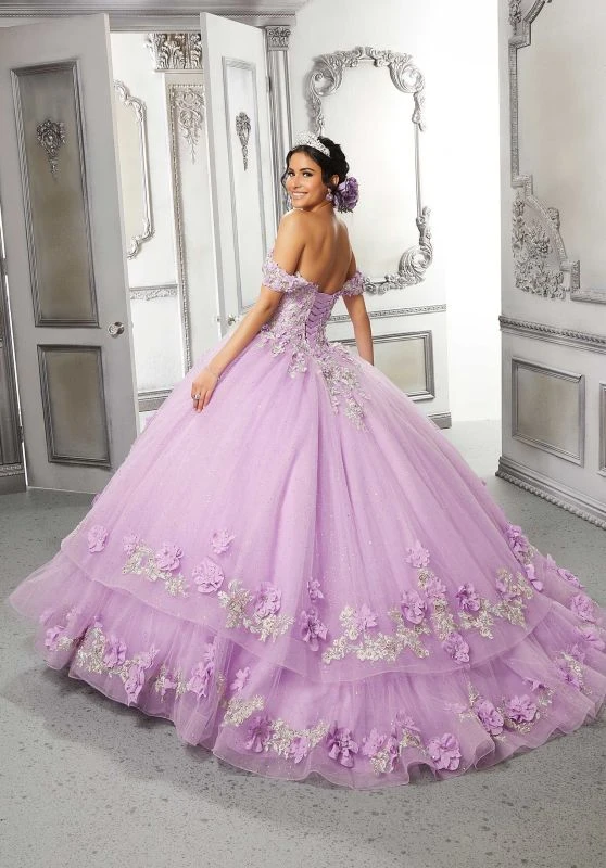 Mori Lee 89318 Pannier Skirt Floral Quinceanera Gown 3 Mori Lee 89318 Pannier Skirt Floral Quinceanera Gown - Image 3