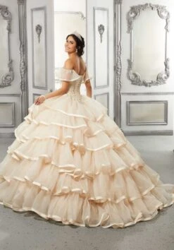 Mori Lee 89322 Ruffle Skirt Off The Shoulder Quince Dress 5 Mori Lee 89322 Ruffle Skirt Off The Shoulder Quince Dress -Fashion wedding dress mori lee 89322 ruffle skirt off the shoulder quince dress 03.887