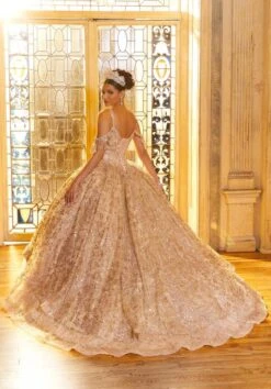 Mori Lee 89346 Pannier Skirt Square Neck Quince Gown -Fashion wedding dress mori lee 89346 pannier skirt square neck quince gown 03.936