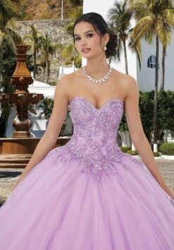 Mori Lee 89354 Embroidered Bodice Detachable Sleeves Quinceanera Dress -Fashion wedding dress mori lee 89354 embroidered bodice detachable sleeves quinceanera dress 07.994