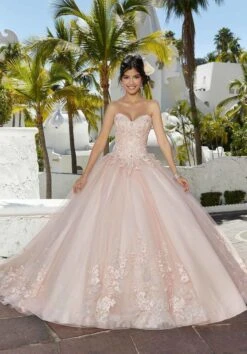 Mori Lee 89354 Embroidered Bodice Detachable Sleeves Quinceanera Dress -Fashion wedding dress mori lee 89354 embroidered bodice detachable sleeves quinceanera dress 08.994