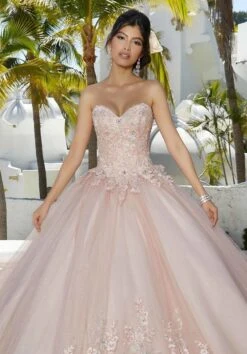 Mori Lee 89354 Embroidered Bodice Detachable Sleeves Quinceanera Dress -Fashion wedding dress mori lee 89354 embroidered bodice detachable sleeves quinceanera dress 09.994