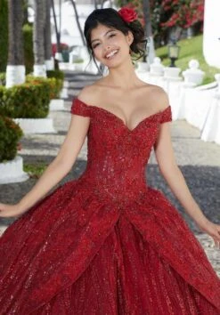 Mori Lee 89361 Split Overskirt Detachable Sleeves Quince Dress -Fashion wedding dress mori lee 89361 split overskirt detachable sleeves quince dress 04.994