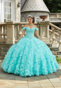 Mori Lee 89403 3D Flowers Off The Shoulder Quinceanera Dress 11 Mori Lee 89403 3D Flowers Off The Shoulder Quinceanera Dress -Fashion wedding dress mori lee 89403 quinceanera dress 04.1085