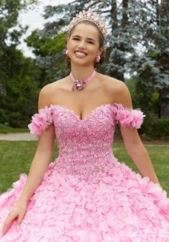 Mori Lee 89403 3D Flowers Off The Shoulder Quinceanera Dress 14 Mori Lee 89403 3D Flowers Off The Shoulder Quinceanera Dress -Fashion wedding dress mori lee 89403 quinceanera dress 07.1085