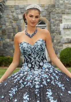 Mori Lee 89415 Detachable Sleeve Embroidered Quince Dress -Fashion wedding dress mori lee 89415 quince dress 06.1085