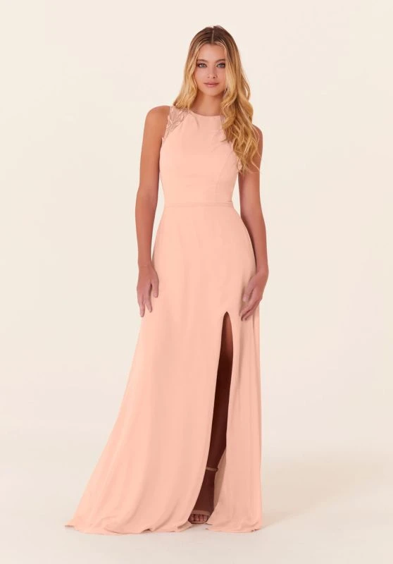 Mori Lee 21826 Cutout Back Jewel Neck Bridesmaid Dress 19 Mori Lee 21826 Cutout Back Jewel Neck Bridesmaid Dress - Image 19
