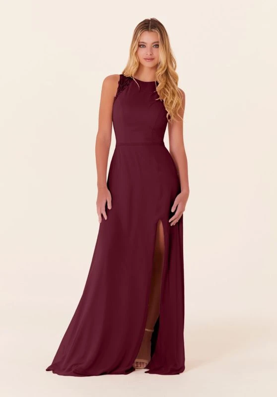 Mori Lee 21826 Cutout Back Jewel Neck Bridesmaid Dress 20 Mori Lee 21826 Cutout Back Jewel Neck Bridesmaid Dress - Image 20