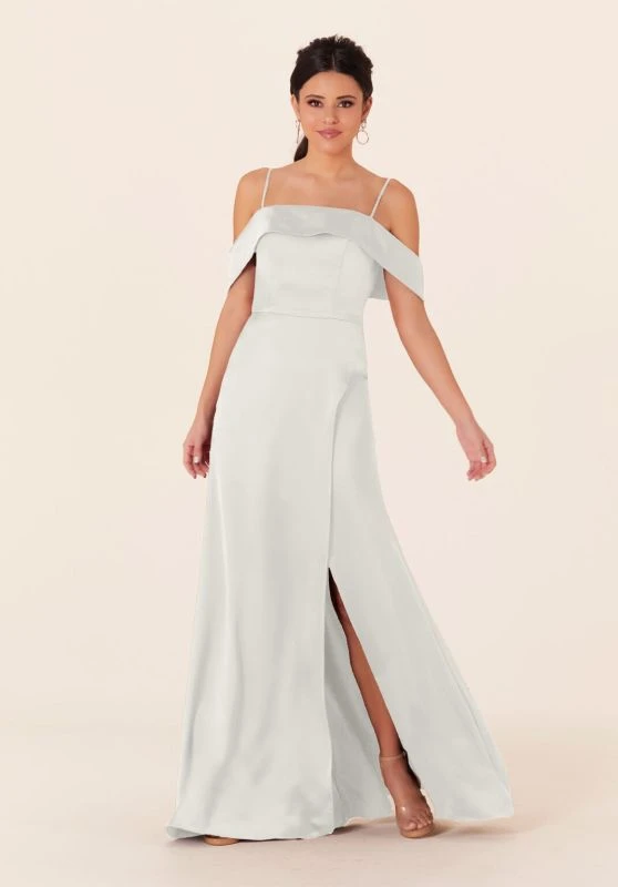 Mori Lee 21827 Front Slit Off The Shoulder Bridesmaid Dress 5 Mori Lee 21827 Front Slit Off The Shoulder Bridesmaid Dress - Image 5