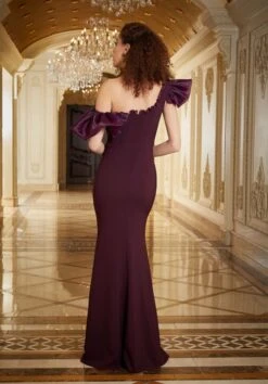 Mori Lee 72809 Ruffle Sleeve Off The Shoulder Dress 6 Mori Lee 72809 Ruffle Sleeve Off The Shoulder Dress -Fashion wedding dress mrlme f23 72809 03