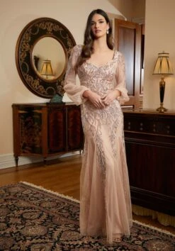 Mori Lee 72820 Bishop Sleeves Embellished Dress 8 Mori Lee 72820 Bishop Sleeves Embellished Dress -Fashion wedding dress mrlme f23 72820 04